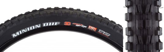Maxxis Minion DHF Tire - 29 x 2.5 Tubeless Folding BLK 3C MaxxGrip EXO+ Wide Trail