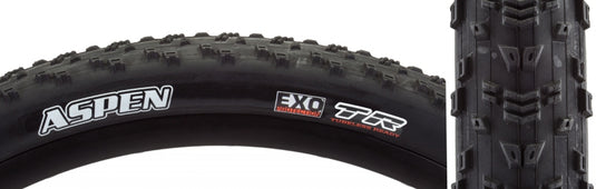Maxxis Aspen Mountain Tire 27.5"x2.25 Folding Tubeless Ready MaxxSpeed EXO 120TPI Black