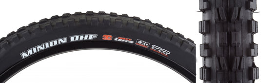 Maxxis Minion DHF Tire - 26 x 2.3 Tubeless Folding Black 3C MaxxTerra EXO