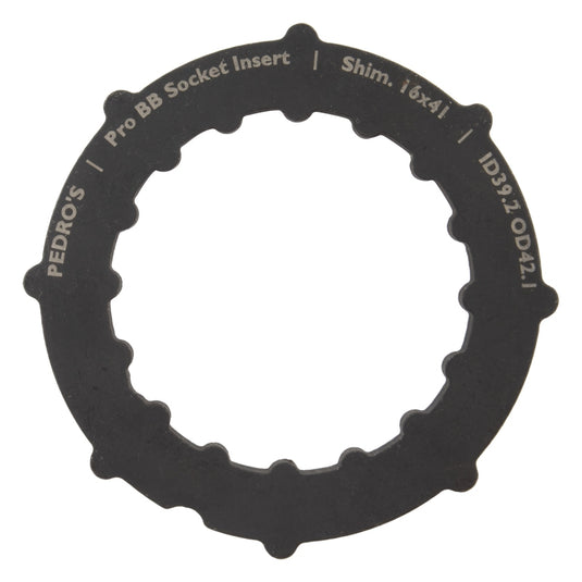 Pedros Pro BB Socket System Insert BB Adapter Tool Black 16-Notch 41mm 6460762 Shimano