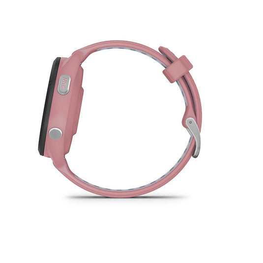 Garmin Forerunner 265S Music Watch Watch Color: Light Pink Wristband: Light Pink/Powder Grey - Silicone