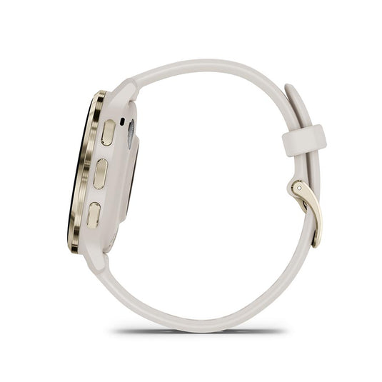 Garmin Venu 3S Watch Watch Color: Ivory Wristband: Ivory - Silicone