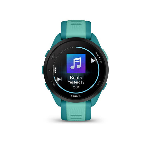 Garmin Forerunner 165 Music Watch Watch Color: Turquoise Wristband: Aqua - Silicone