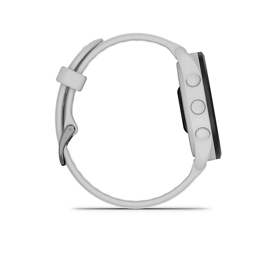 Garmin Forerunner 165 Music Watch Watch Color: Grey Wristband: Whitestone - Silicone