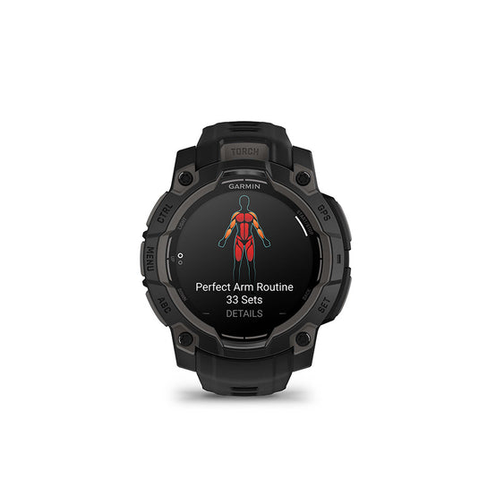 Garmin Instinct 3 GPS Smartwatch - 45mm AMOLED Black/Black