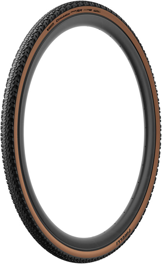 Pirelli Cinturato Gravel RM Tire - 700 x 50 Tubeless Folding Classic Tan SmartEVO GR ProWALL Gravel High Performance