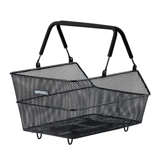 Basil Cento MIK Basket Rear 39x24x21 cm Black