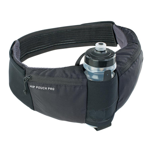 EVOC Hip Pouch Pro + Drink Bottle Hip Pack 1.5L Water Bottle Black