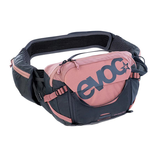 EVOC Hip Pack Pro 3 +1.5L Hip Pack 3L Bladder included (1.5L) Dusty Pink/Carbon Grey