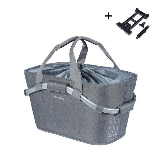 Basil 2Day Carry all Basket Rear Grey