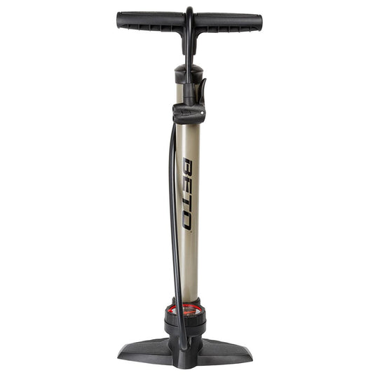 Beto 11/160 S Floor Pump Dual Valve Head 160psi Silver