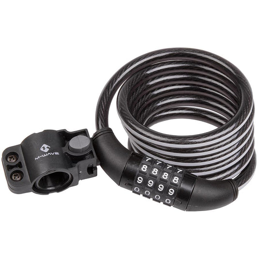 M-Wave S 10.18 Cable lock Combination 10mm 10x1800mm