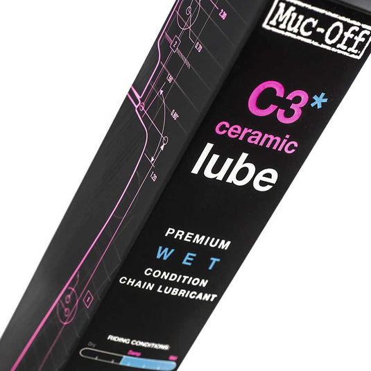 Muc-Off C3 Wet Ceramic Bike Chain Lube - 120ml Drip