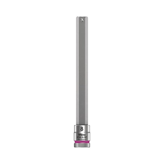 Wera 8740A HF Zyklop 1/4'' Drive Hex 8.0 x 100mm with HF
