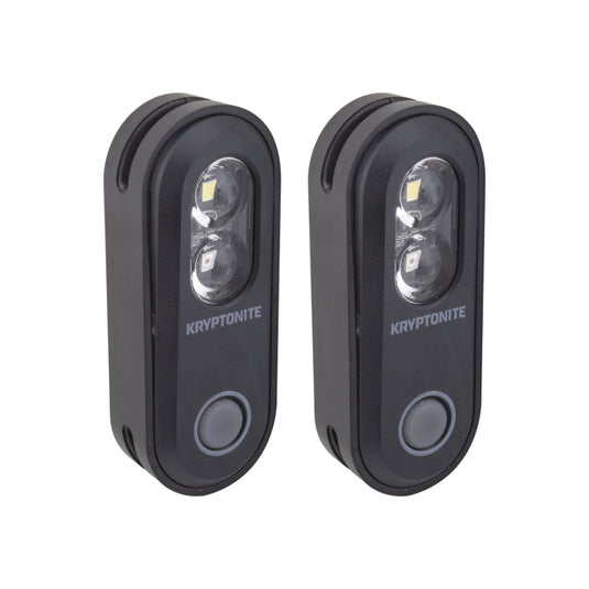 Kryptonite Avenue F-70/R-35 Dual Mode Light Set Black
