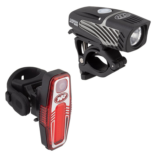 Niterider Lumina Micro 900/Sabre 110 Combo Black 5F/6R Combo Handlebar/Seatpost USB 900/110