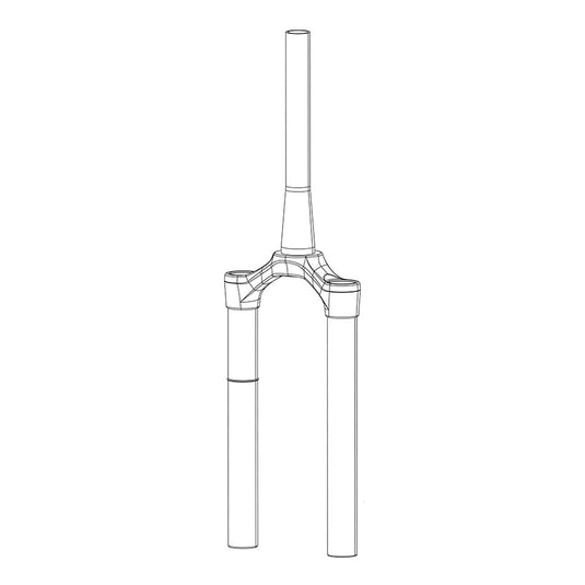 RockShox CSU Pike Dual Position Air 29/27.5+ Boost 15x110 51 Off-Set Aluminum Taper Diffusion BLK No Gradients