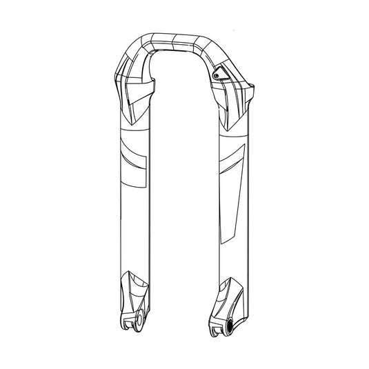RockShox Lower Leg Lyrik B1-C1/Yari A1-B1 29"/27.5+ 15 x 110 mm Boost Spacing Red