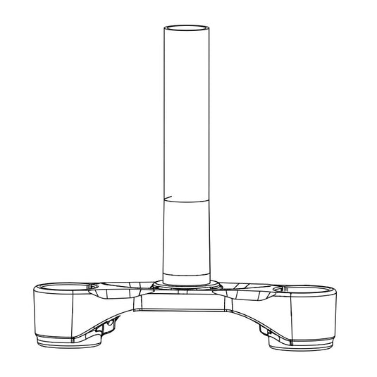 RockShox Lower Crown/Steerer 35mm BoXXer C1 0mm Offset 36mm total offset on 27.5 46mm total offset on 29" Gray