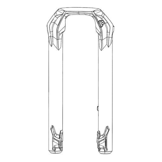 RockShox Lower Leg: BoXXer C1 29" 20 x 110 mm Boost Spacing Diffusion Black