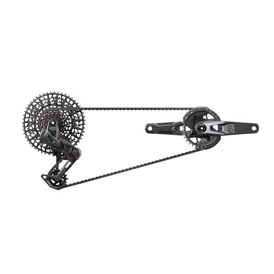 SRAM X0 T-Type Eagle V2 AXS Groupset 170mm Black D2