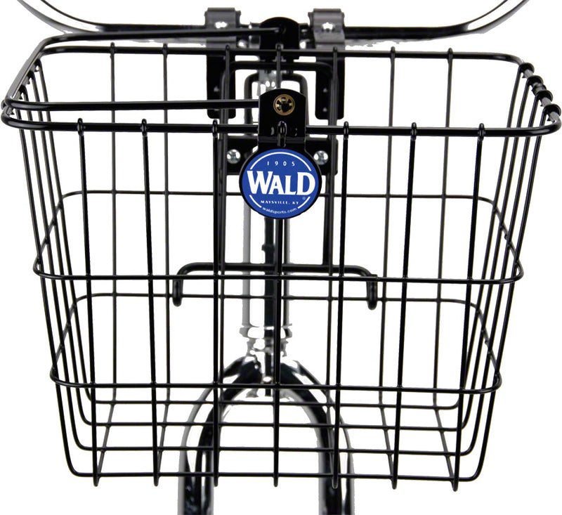 Load image into Gallery viewer, Wald 3114 Front Quick Release Basket with Bolt-On Mount: Gloss Black
