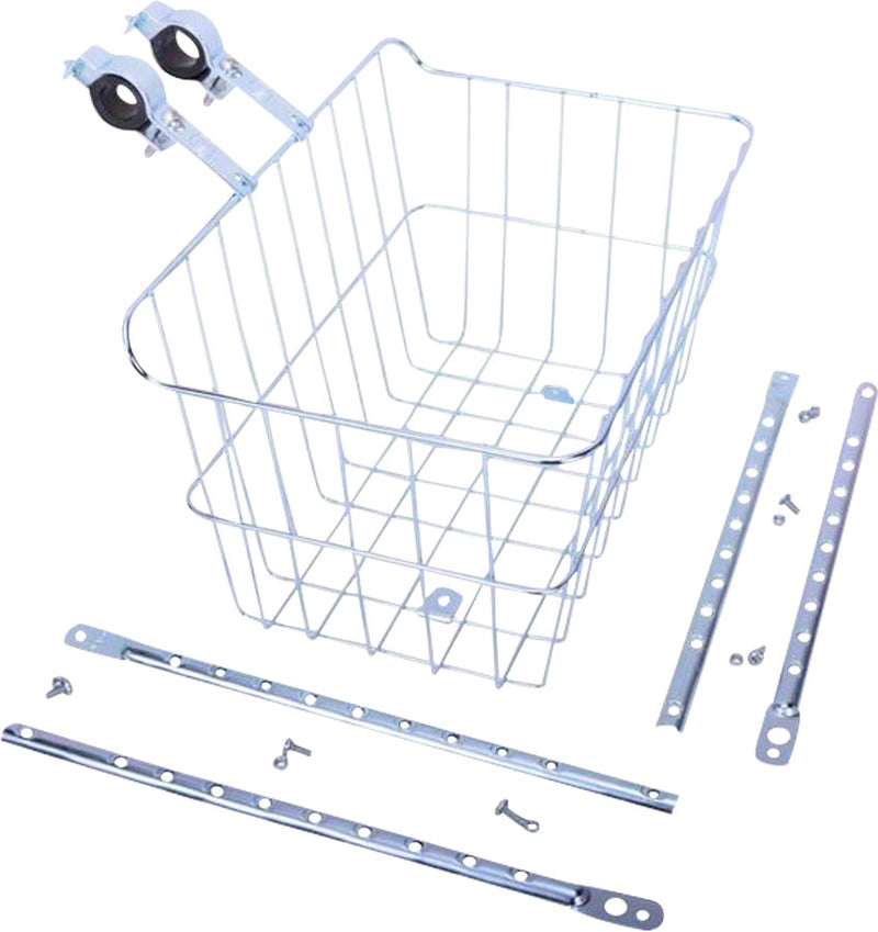Load image into Gallery viewer, Wald 1512 Front Basket with Adjustable Legs Silver
