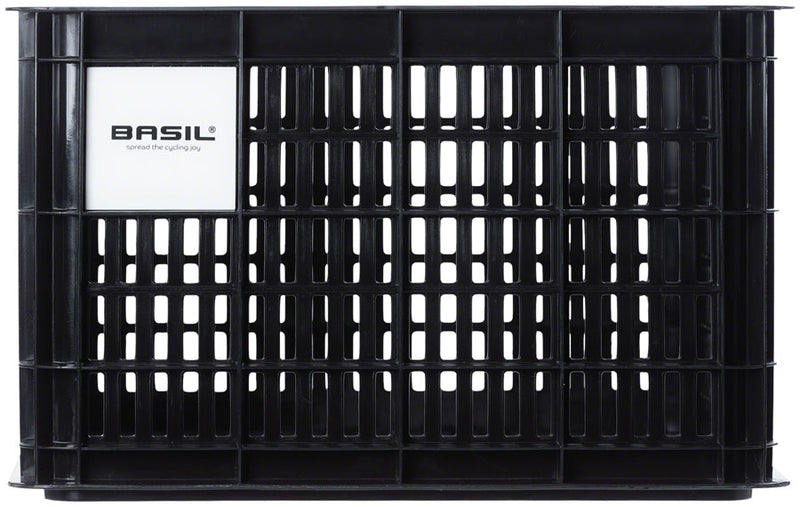 Load image into Gallery viewer, Basil Bicycle Crate M 29.5L Recycled Synthetic Black
