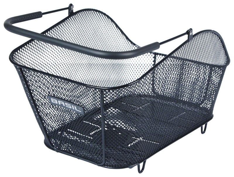 Load image into Gallery viewer, Basil Icon M NX System Rear Basket - Black
