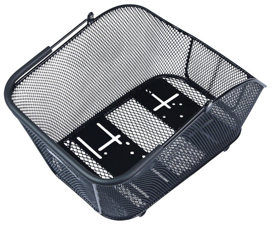 Basil Icon M NX System Rear Basket - Black