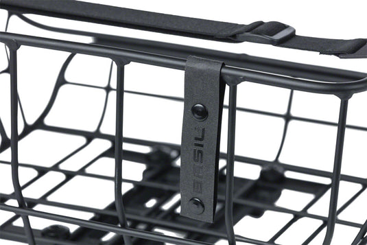 Basil Portland MIK Rear Basket - 25L Matte Black