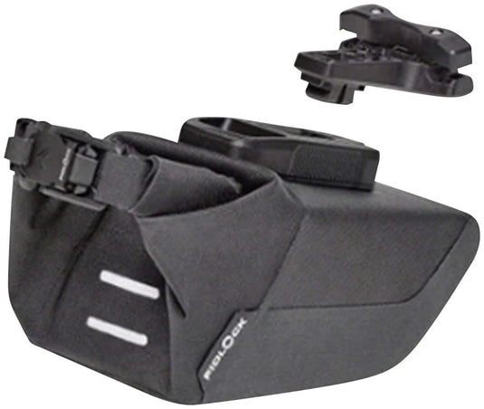 Fidlock Pinclip Saddle Bag and Base - Small Black