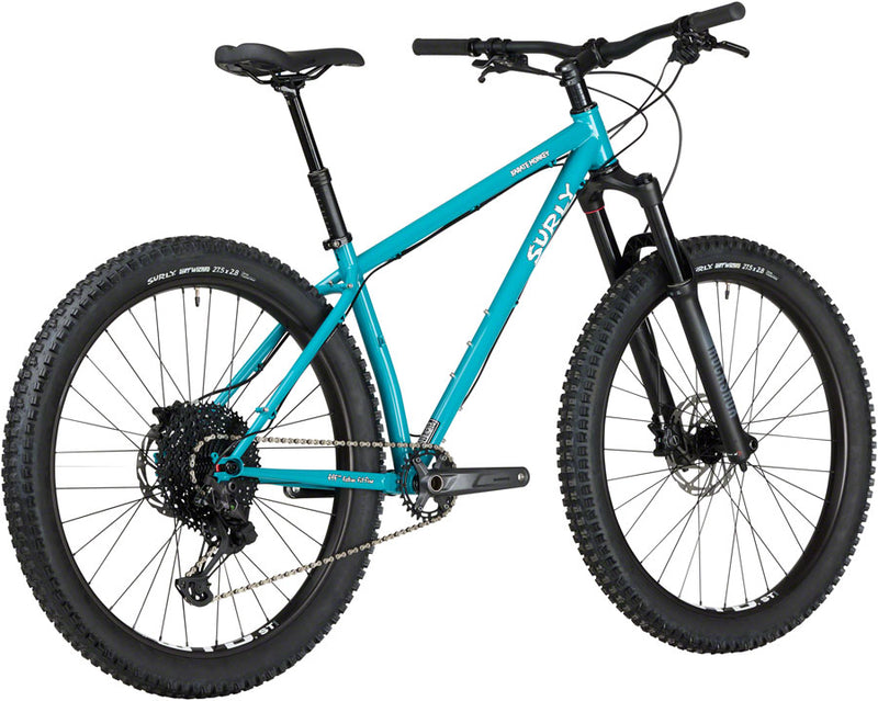 Load image into Gallery viewer, Surly Karate Monkey Front Suspension Bike - 27.5" Steel Lost at Sea Blue X-Large
