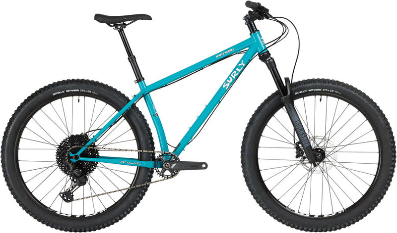 Load image into Gallery viewer, Surly Karate Monkey Front Suspension Bike - 27.5" Steel Lost at Sea Blue Small
