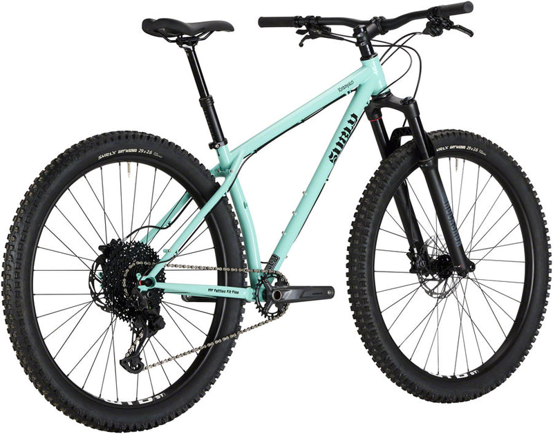 Load image into Gallery viewer, Surly Krampus Front Suspension Bike - 29" Steel Blue Oyster Coat X-Large
