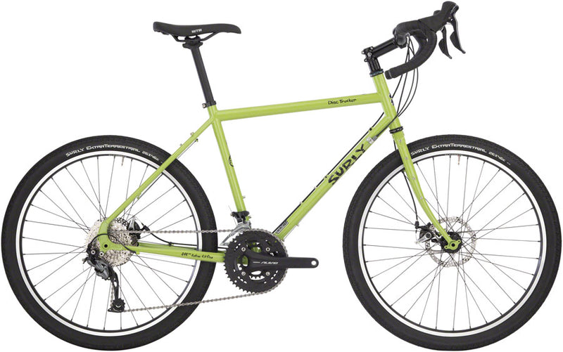 Load image into Gallery viewer, Surly Disc Trucker Bike - 26" Steel Pea Lime Soup 46cm
