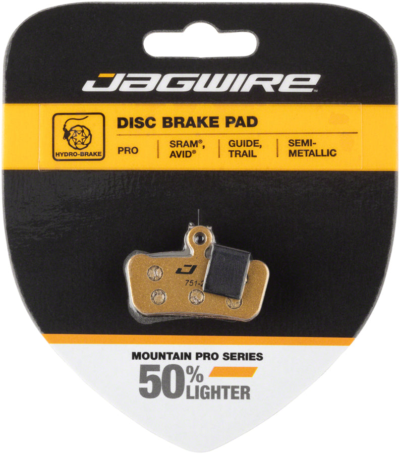 Load image into Gallery viewer, Jagwire Mountain Pro Alloy Backed Semi-Metallic Disc Brake Pads SRAM Guide RSC RS R Avid Trail
