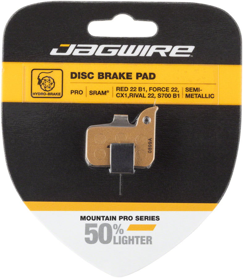 Load image into Gallery viewer, Jagwire Pro Alloy Backed Semi-Metallic Disc Brake Pads SRAM Red 22 B1 Force 22 CX1 Rival 22 S700 B1 Level Ultimate
