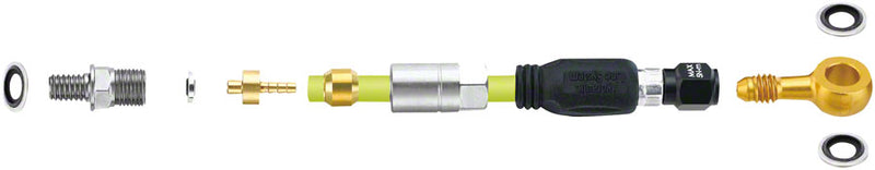 Load image into Gallery viewer, Jagwire Pro Disc Brake Hydraulic Hose Quick-Fit Adaptor Hope Banjo Mini Trial Mono
