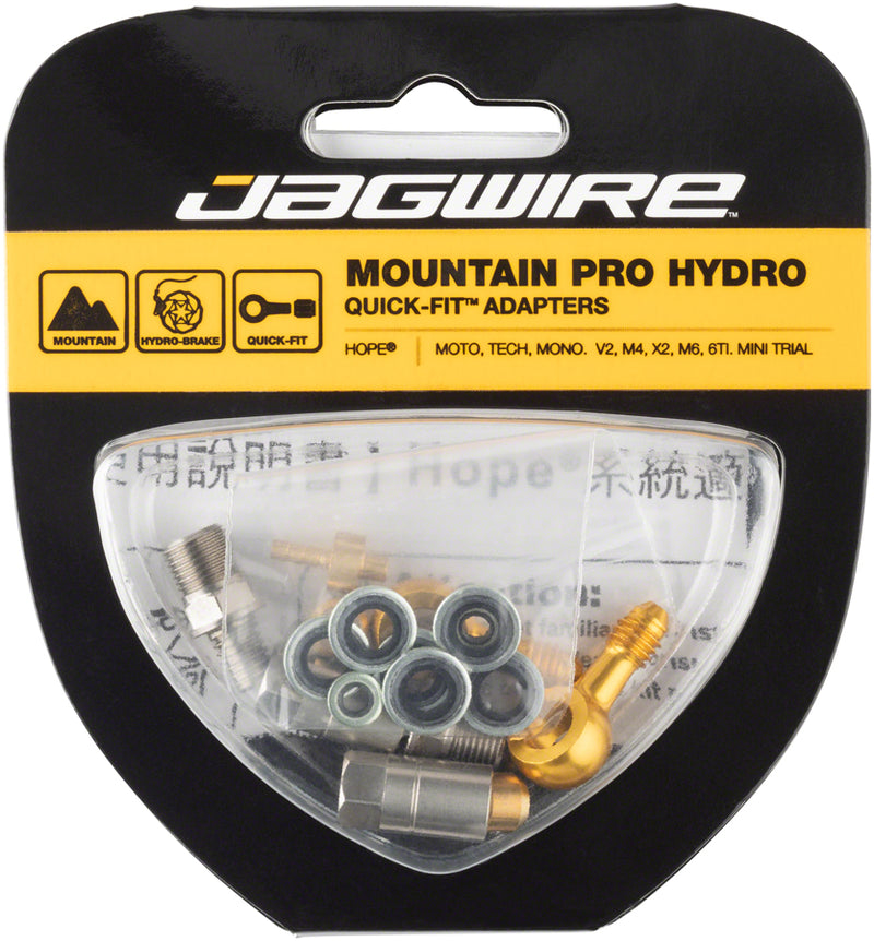Load image into Gallery viewer, Jagwire Pro Disc Brake Hydraulic Hose Quick-Fit Adaptor Hope Banjo Mini Trial Mono

