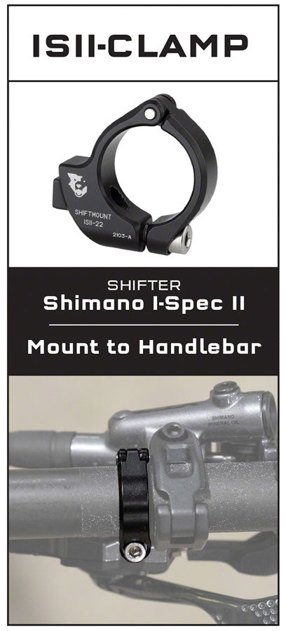 Load image into Gallery viewer, Wolf Tooth ShiftMount Clamp for I-spec II Shifters - 22.2mm
