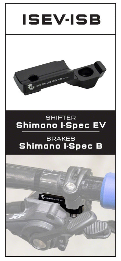 Load image into Gallery viewer, Wolf Tooth ShiftMount I-Spec-EV Shifter to I-Spec-AB Brake
