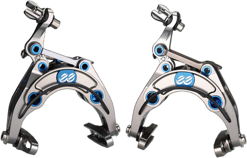 Load image into Gallery viewer, Cane Creek eeBrake Magnum Limited Edition Road Caliper Brake Set - Regular Mount Gunmetal Gray/Blue

