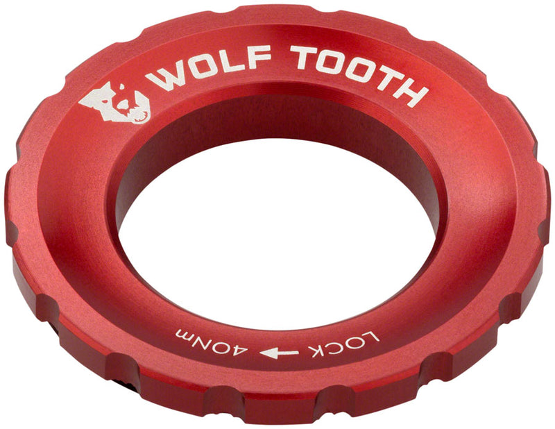 Load image into Gallery viewer, Wolf Tooth CenterLock Rotor Lockring - External Splined Red
