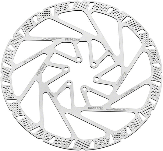TRP S05E Race Disc Brake Rotor - 220mm 6-Bolt 2.3mm Rust Blocker Treatment