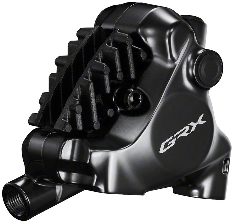 Load image into Gallery viewer, Shimano GRX BR-RX820 Hydraulic Disc Brake Caliper - Front Flat-Mount W/Bracket 140/160mm Rotor Assembled 160mm
