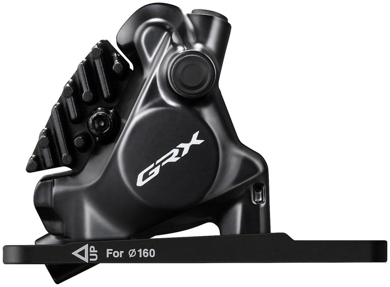 Load image into Gallery viewer, Shimano GRX BR-RX820 Hydraulic Disc Brake Caliper - Front Flat-Mount W/Bracket 140/160mm Rotor Assembled 160mm
