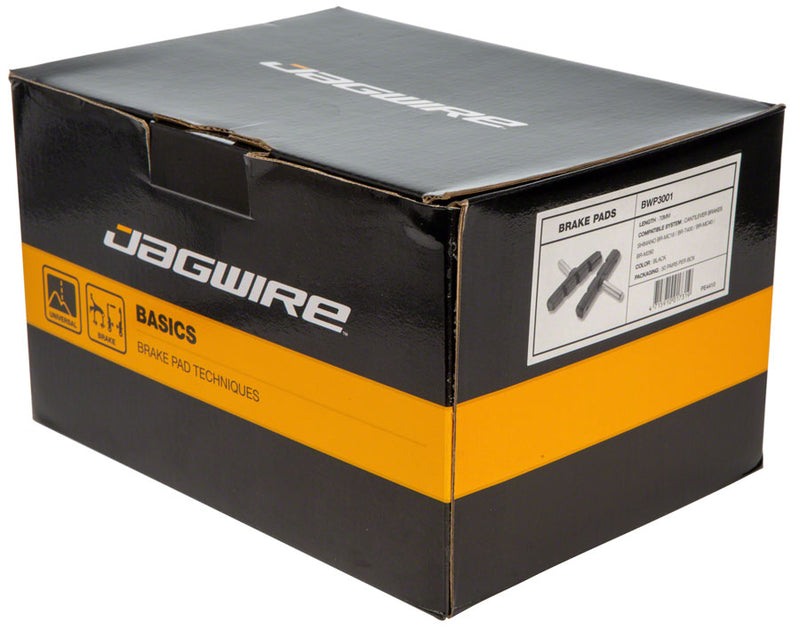 Load image into Gallery viewer, Jagwire Mountain Sport Brake Pads Smooth Post 70mm Pad Box of 50 Pairs
