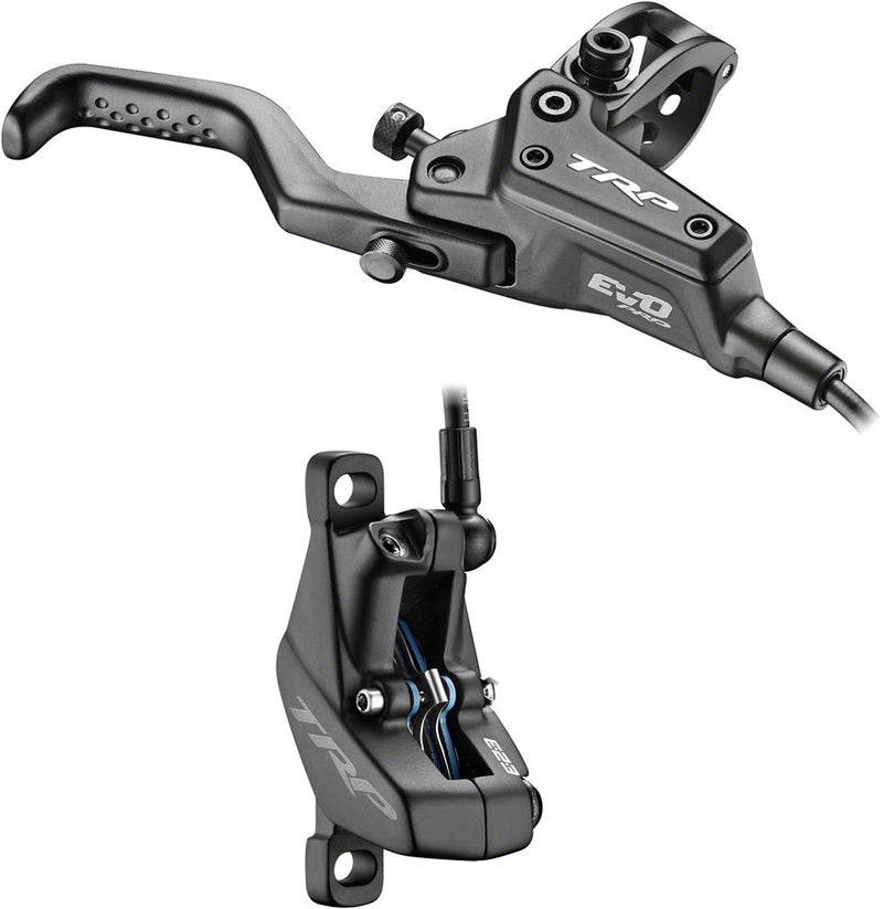 Load image into Gallery viewer, TRP EVO Pro HD-M9040 Disc Brake Lever - Right/Front Rear 1900mm Hose Post Mount 4-Piston BLK
