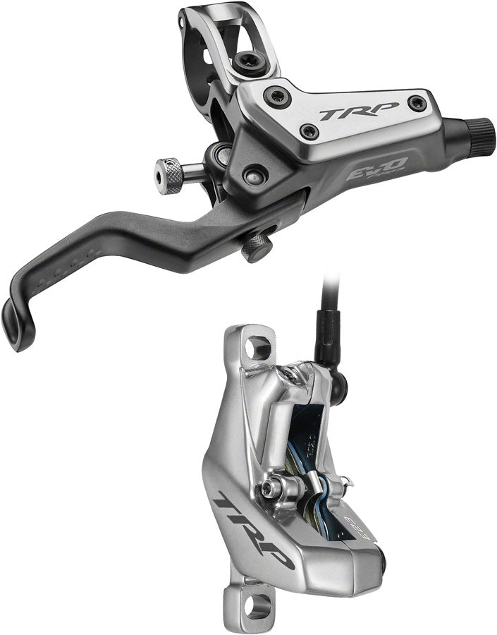 Load image into Gallery viewer, TRP EVO Pro HD-M9040 Disc Brake Lever - Right/Front Rear 1900mm Hose Post Mount 4-Piston Gray
